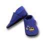 Preview: Krabbelschuhe Bagger und Laster auf royal